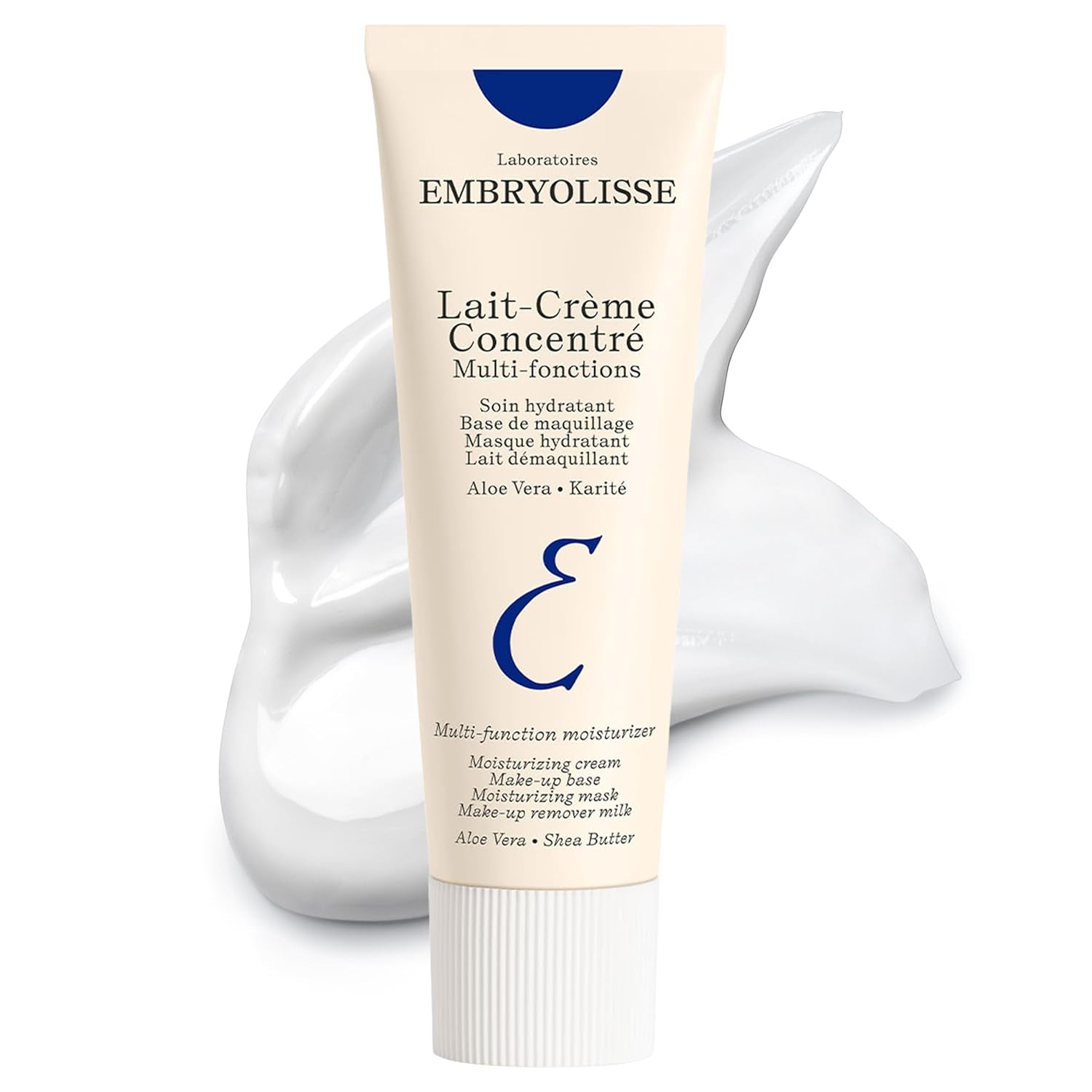 Lait-Crème Concentré Face Moisturizer and Makeup Primer, French Face Cream with Shea Butter & Aloe Vera